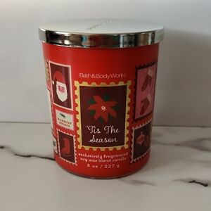 Bath & Body Works 'Tis The Season Red Candle